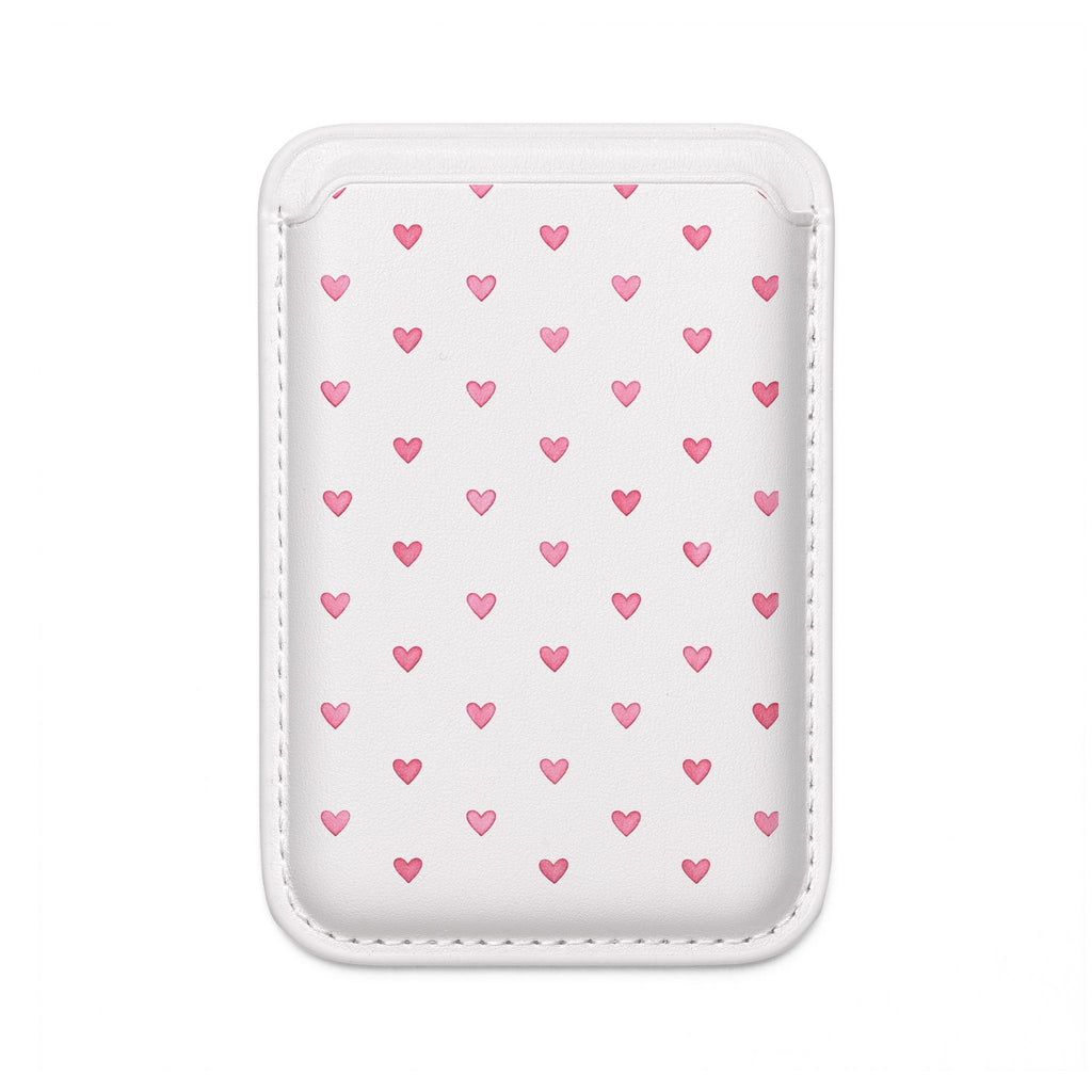 Portefeuille végane « Johanne Pink Heart »