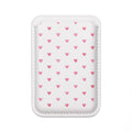 Portefeuille végane « Johanne Pink Heart »