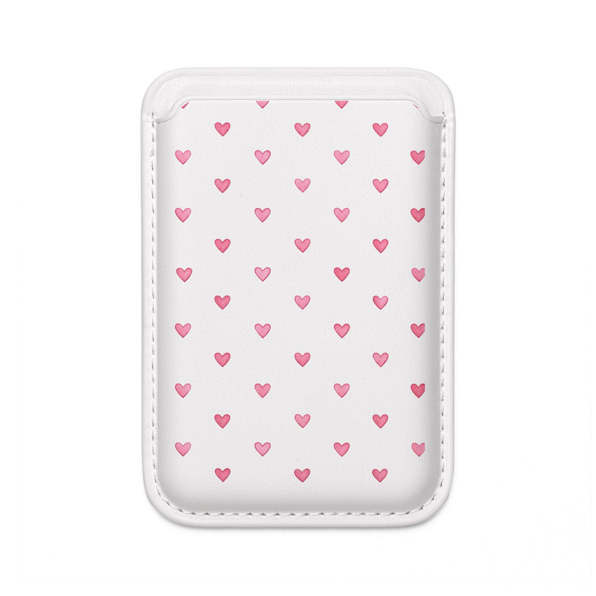 Portefeuille végane « Johanne Pink Heart »